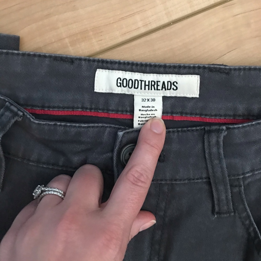 Goodthreads gray pants - Picture 3 of 3